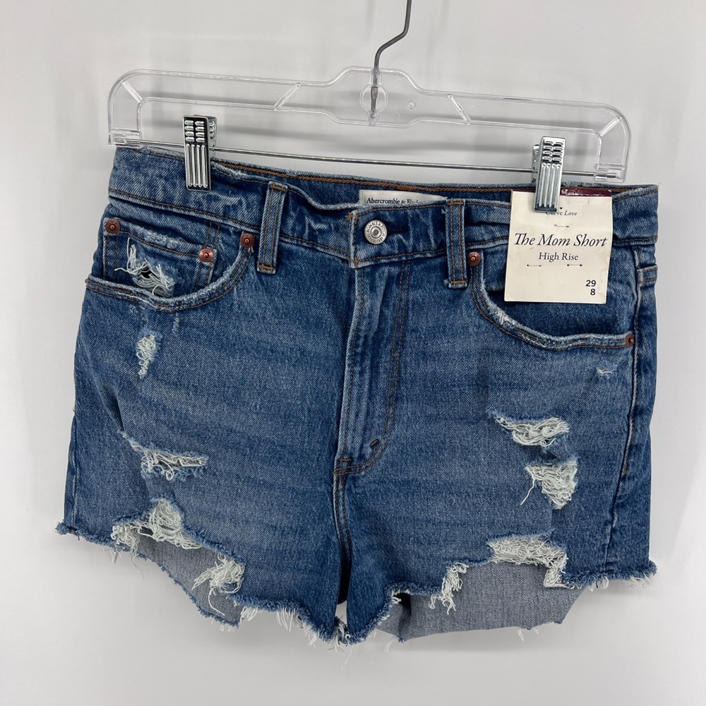 Abercrombie & Fitch Curve Love The Mom Short Size 29/8 NWT